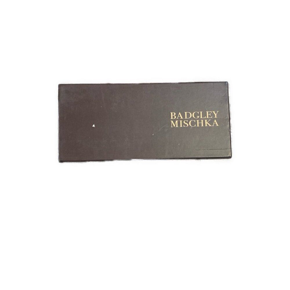 badgley mischka Brown Rectangle Shoe Box Gift Box